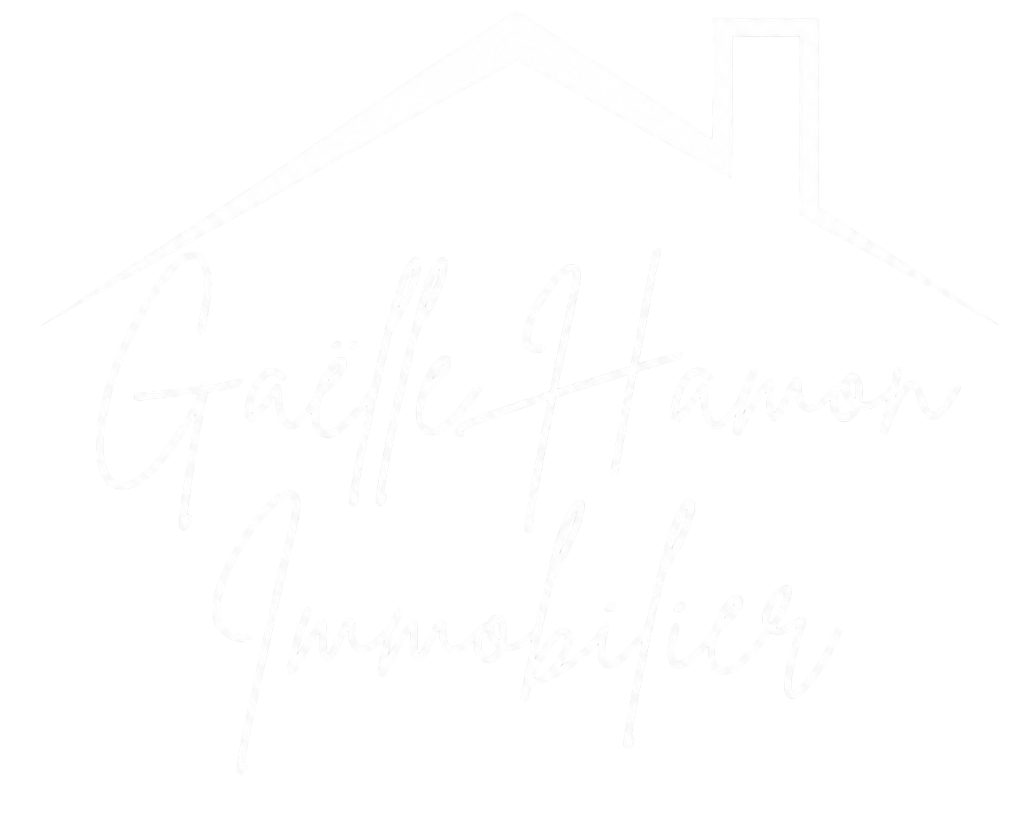 Logo blanc de Gaëlle Hamon Immobilier