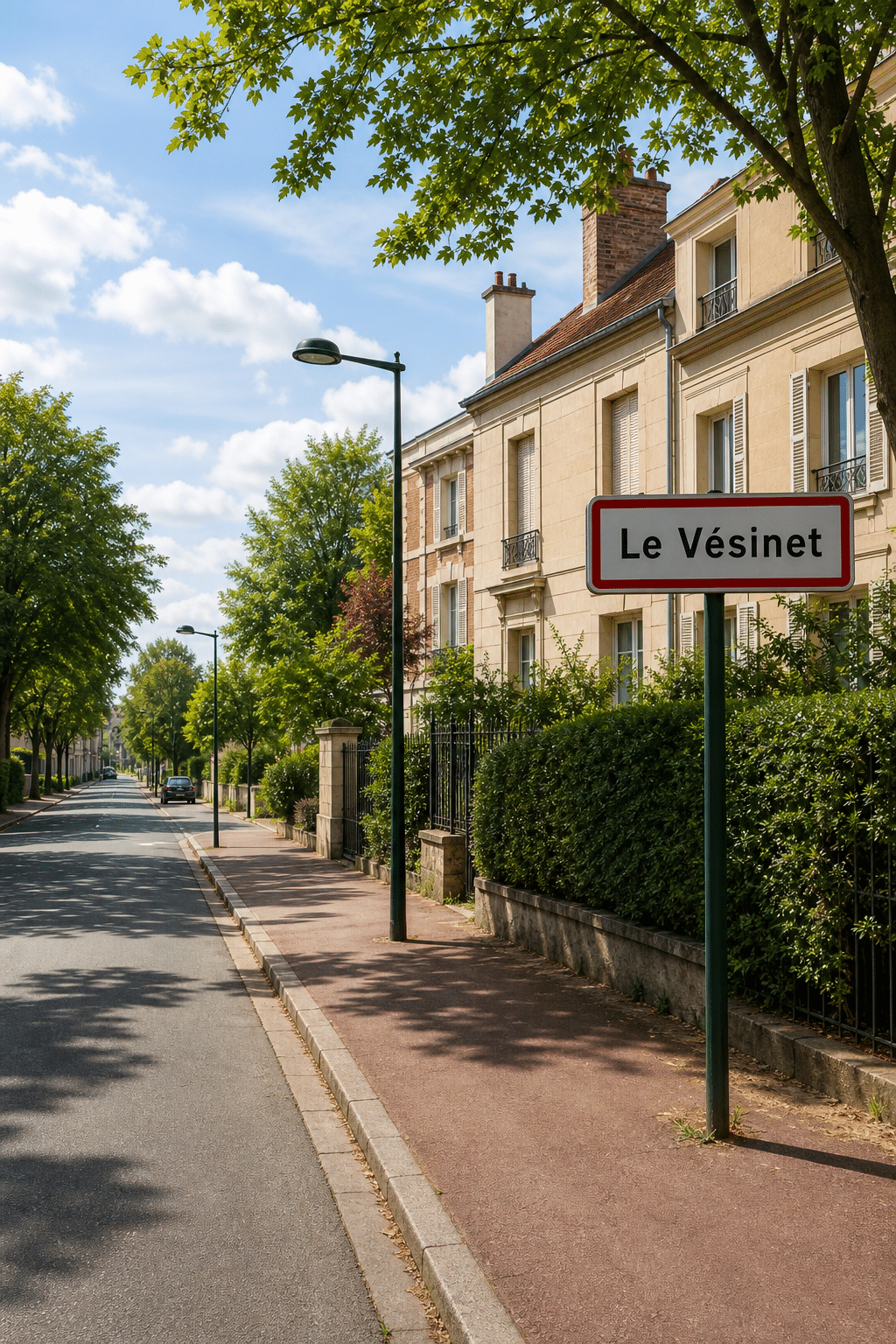 entrée de la ville du Vésinet